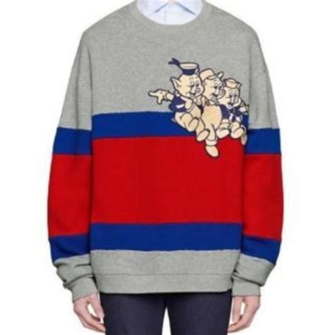 three little pigs gucci shoes|gucci flying pig sweater.